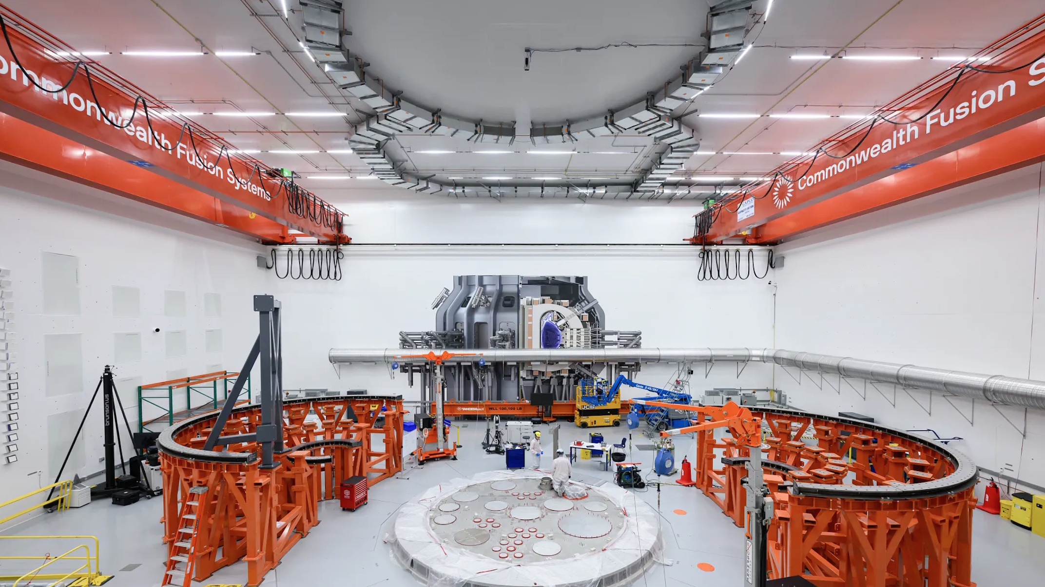 Instalaciones de Commonwealth Fusion Systems (CFS), una empresa estadounidense de energía de fusión nuclear que está desarrollando el reactor SPARC. Deepmind