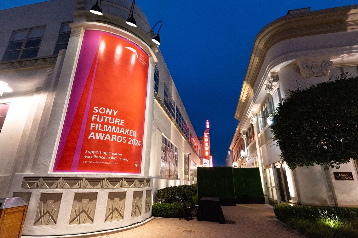 Lugar donde fue la premiación de los Sony Futre Filmmaker Award 2024, concurso hermano de SWPA, pero para creadores de  material audiovisual. | Créditos: Sony