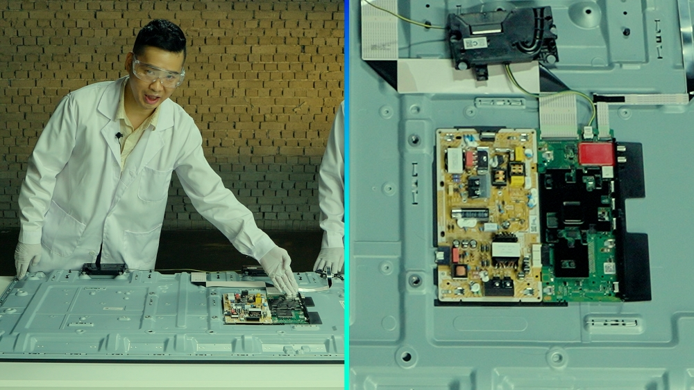 Procesador de imagen montado con disipador pasivo de aluminio de baja densidad. | Créditos: Samsung