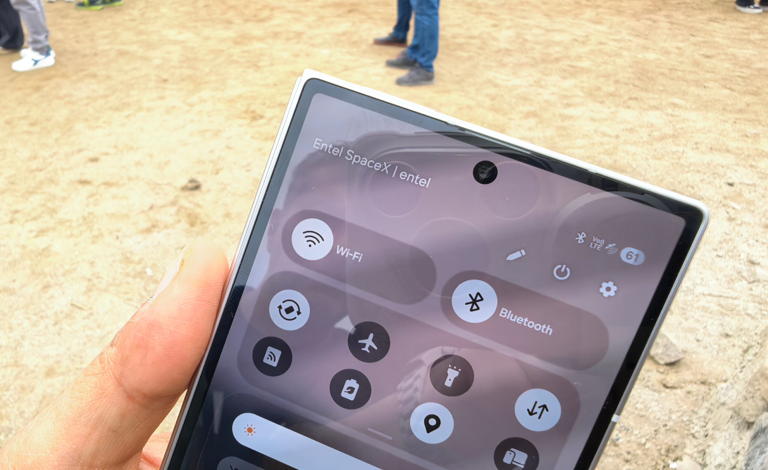 Pruebas del servicio D2C de Starlink y Entel realizadas con el Samsung Galaxy Fold7