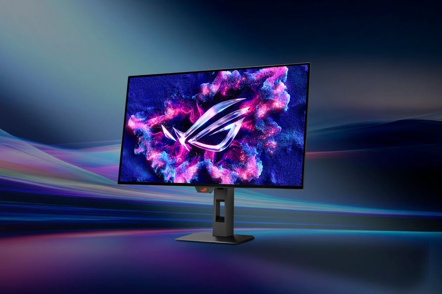 Vista frontal del monitor ASUS ROG Strix OLED XG27AQWMG | Créditos: ASUS