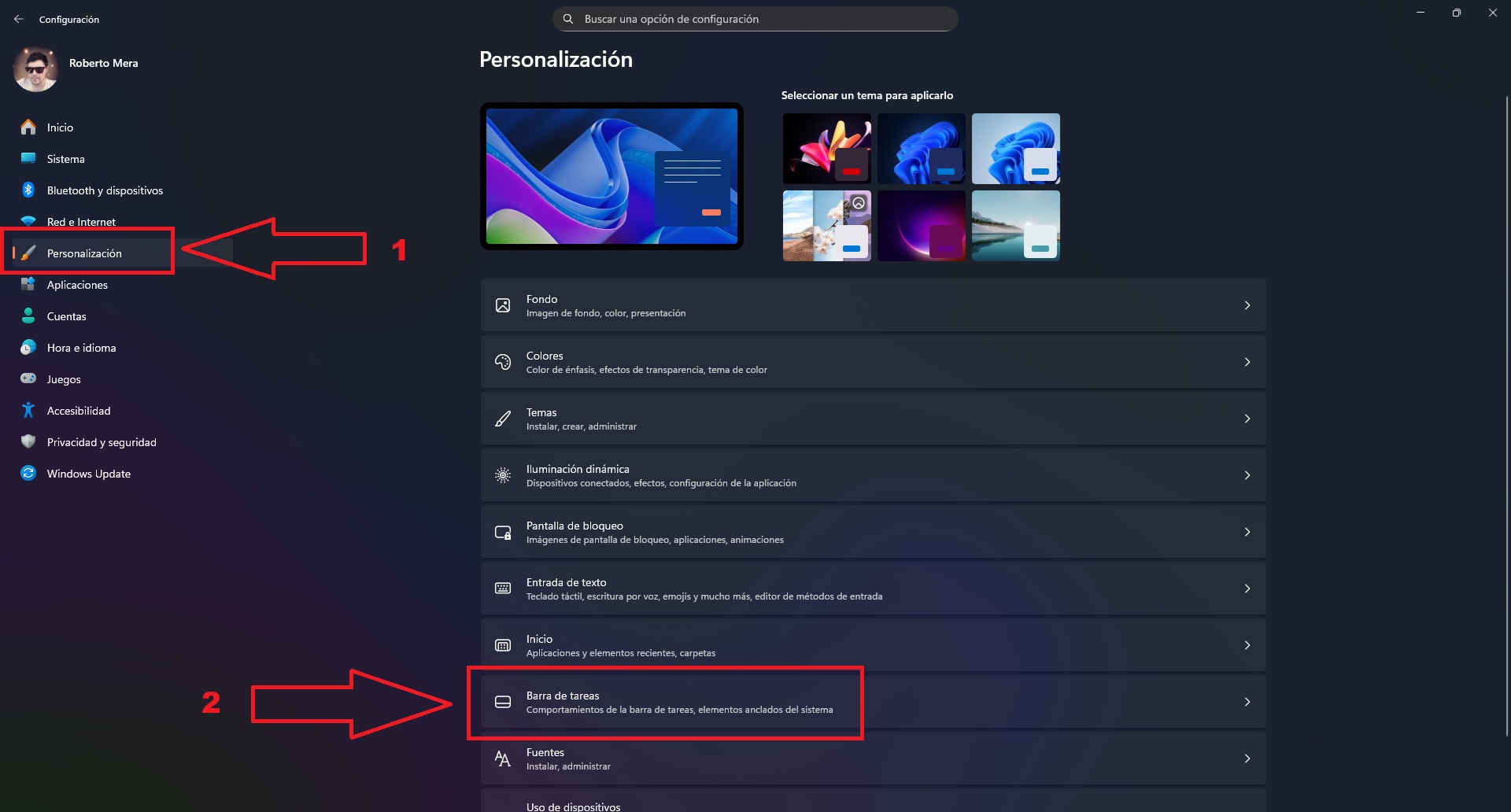Activar iconos pequeños en Windows 11 foto 1