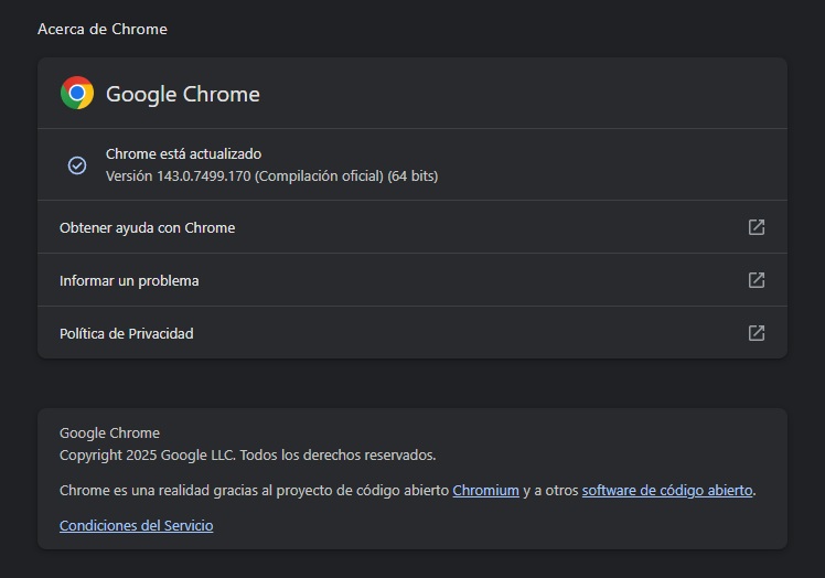 Google Chrome parche .170 foto 1