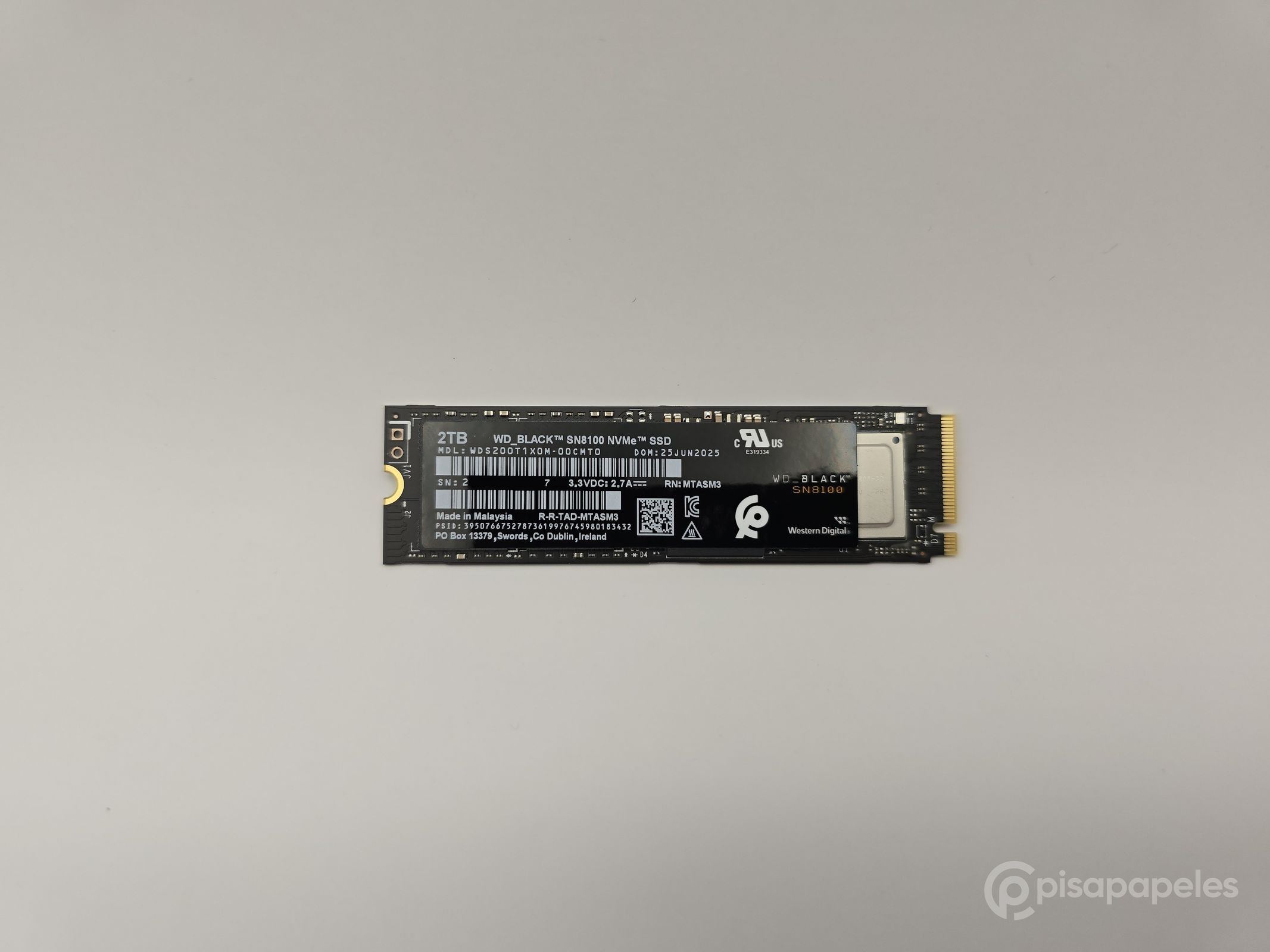 WD_BLACK SN8100 PCIe 5.0 de 2TB Pisapapeles 07