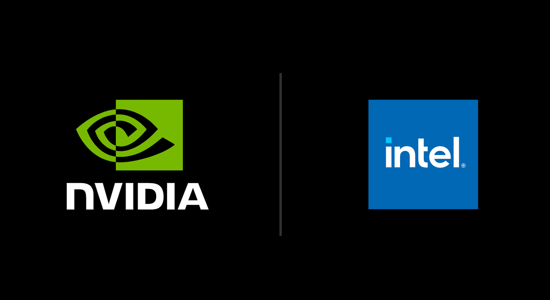 NVIDIA e Intel logo foto portada