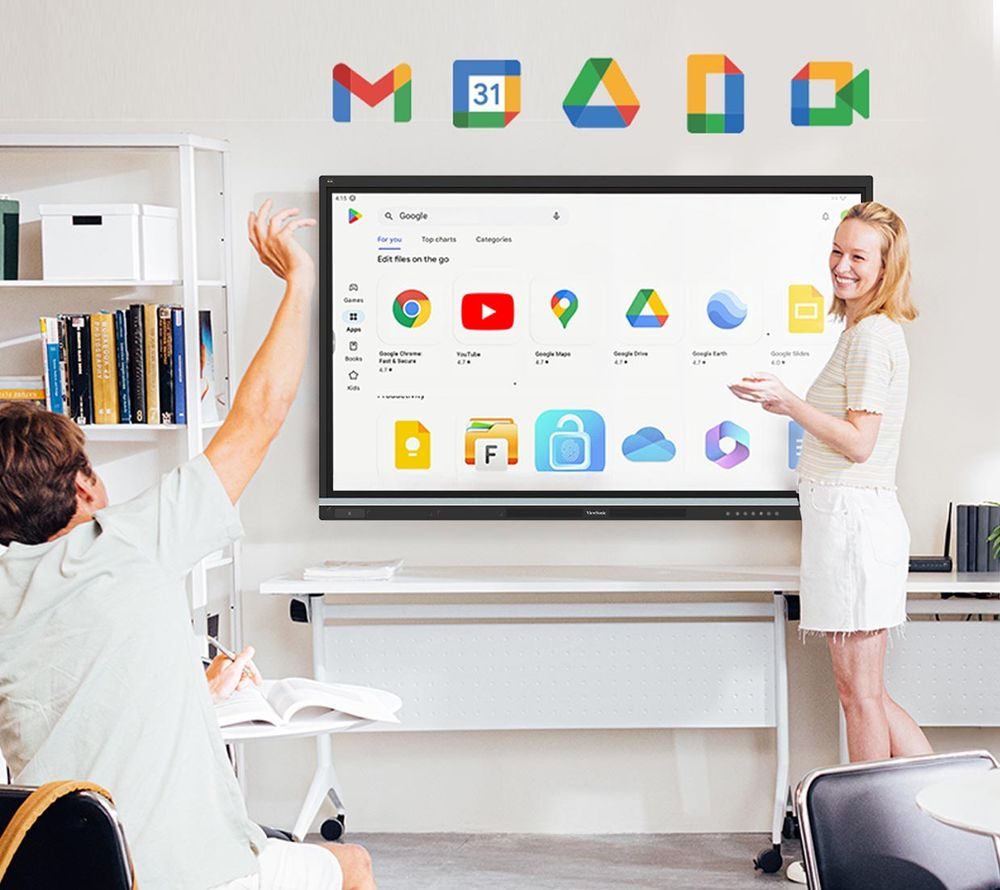 Pantallas intereactivas de ViewSonic tienen interacción directa con Google For Eduacations | Crédios: ViewSonic