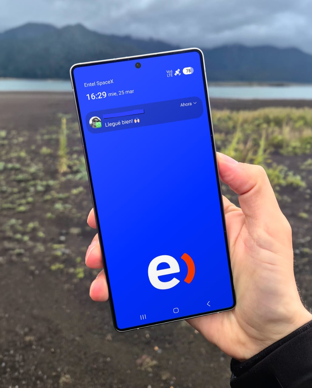 Recepción de mensajes de texto con WhatsApp | Créditos: Entel.