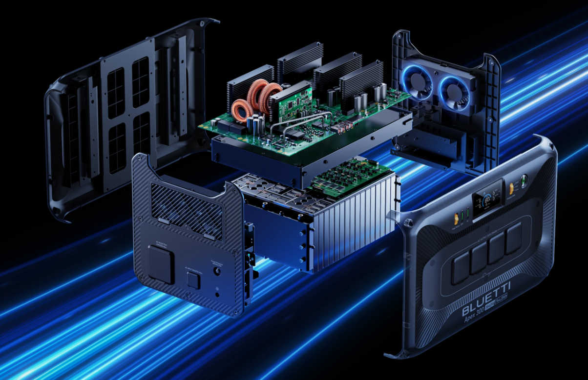 Diagrama interiore de la Apex 300 | Créditos: Bluetti