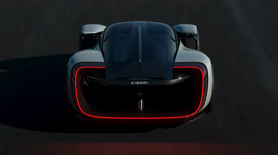 Vista trasera de los ductos de aire del hiperauto concepto de la firma china | Créditos: Xiaomi