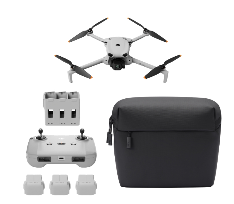 
Dron DJI Lito 1 en su versión Fly More Combo con RC-N3 | Créditos: DJI