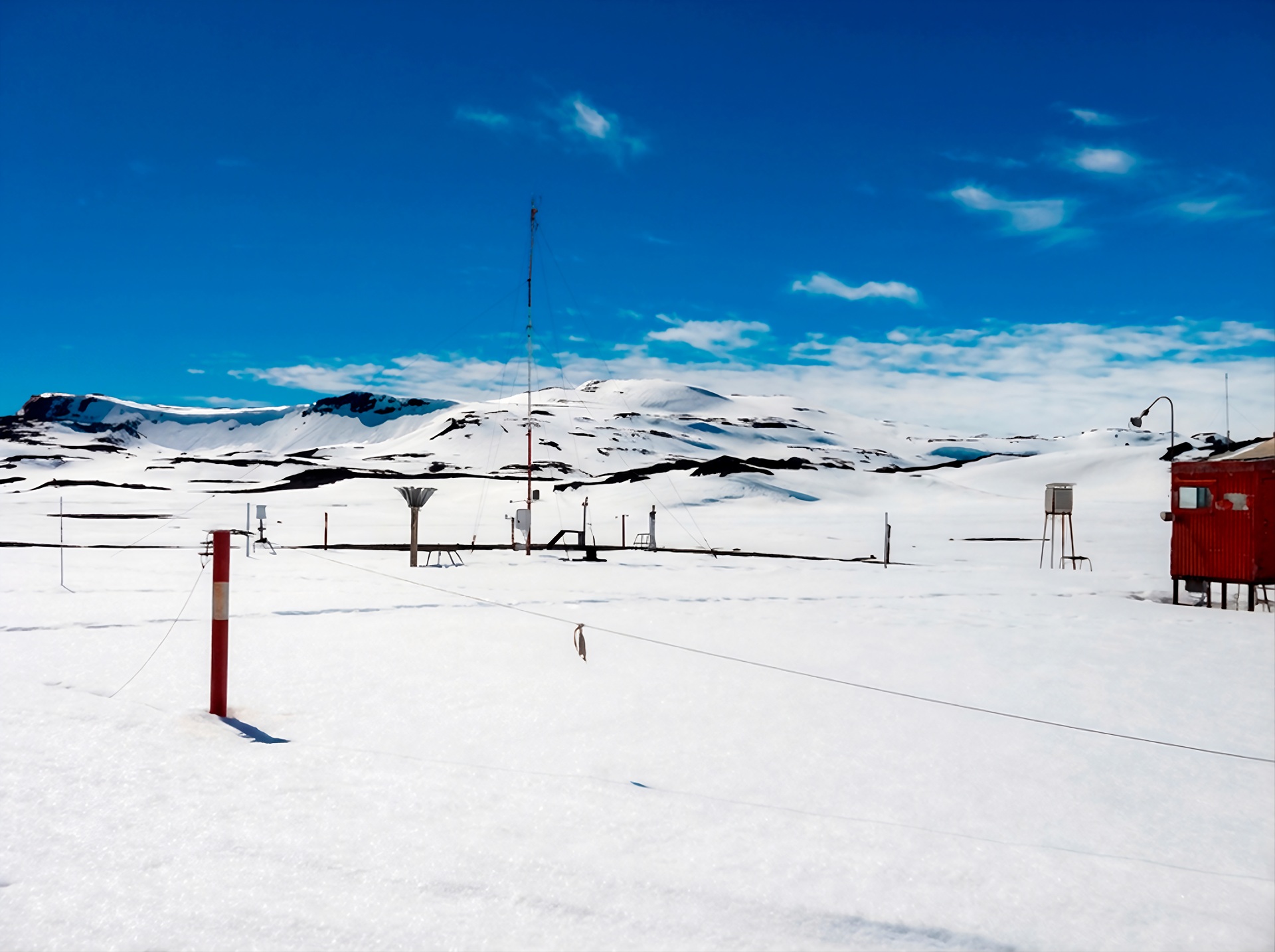 Entel antena en la Antártica foto 2