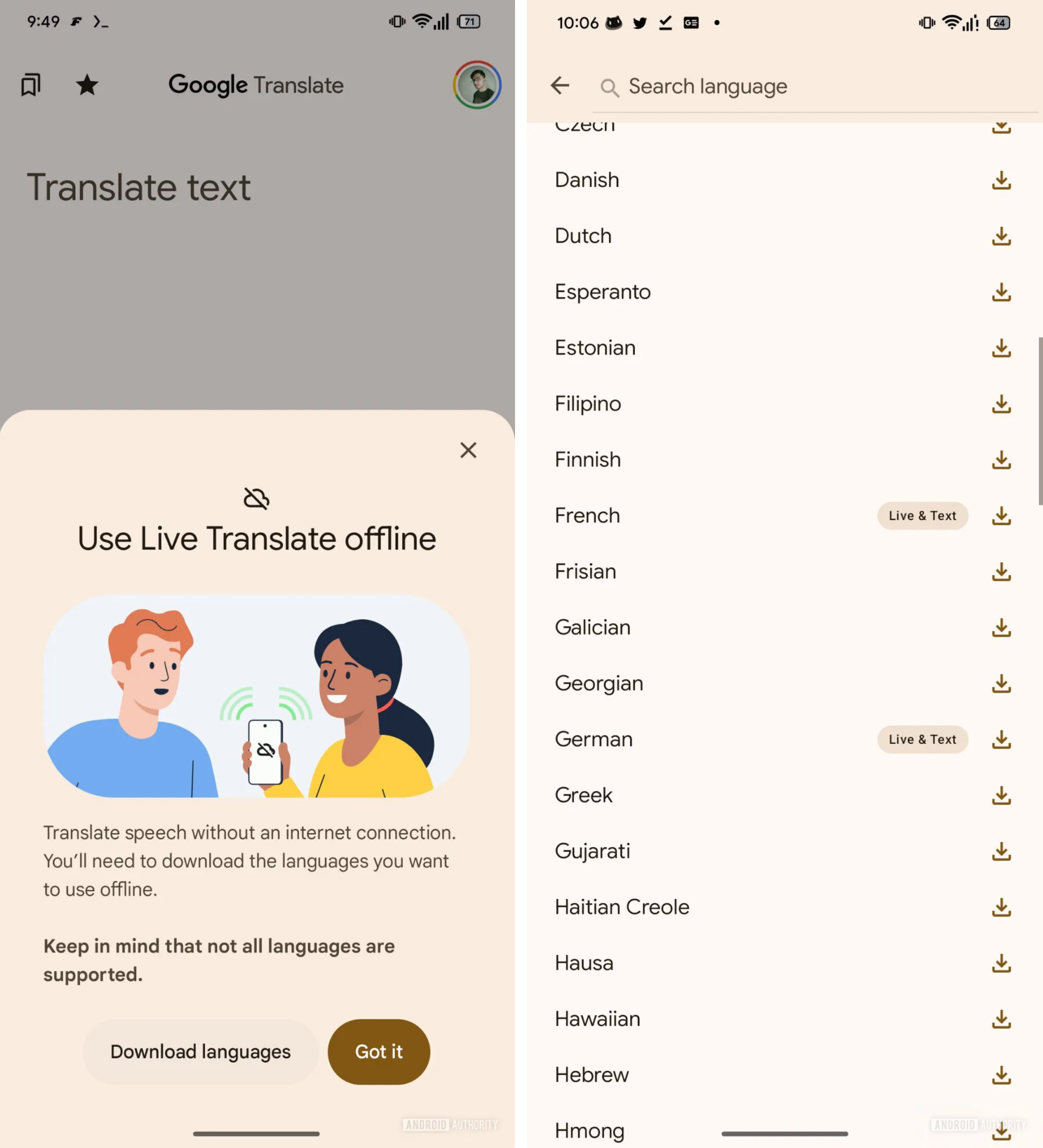 Traductor de Google