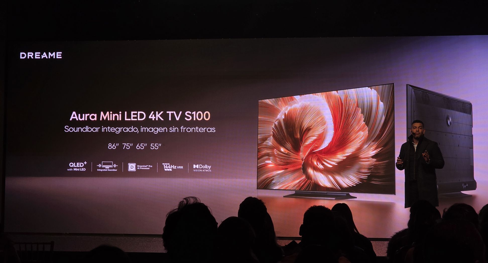 Dreame anunció la llegada del Aura Mini LED 4K TV S100. | Créditos: Pisapapele