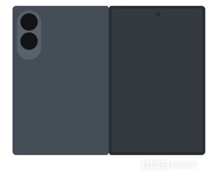 Boceto del Galaxy Wide Fold. | Créditos: Android Authority