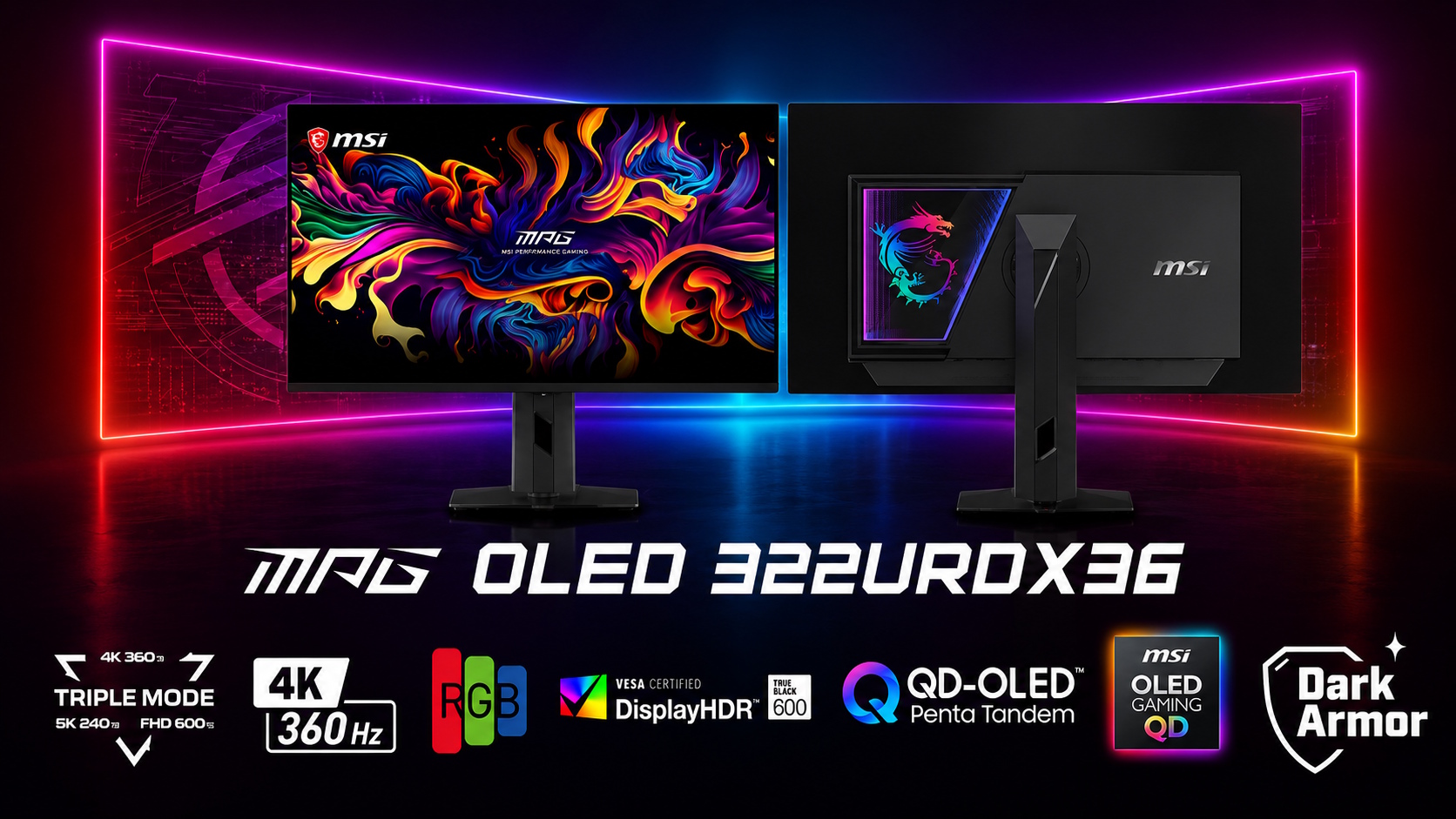 Monitor MSI MPG OLED 322URDX36