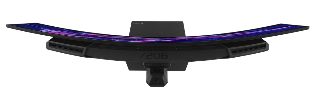Vista superior del monitori ROG Strix OLED XG34WCDMS. | Créditos: ASUS