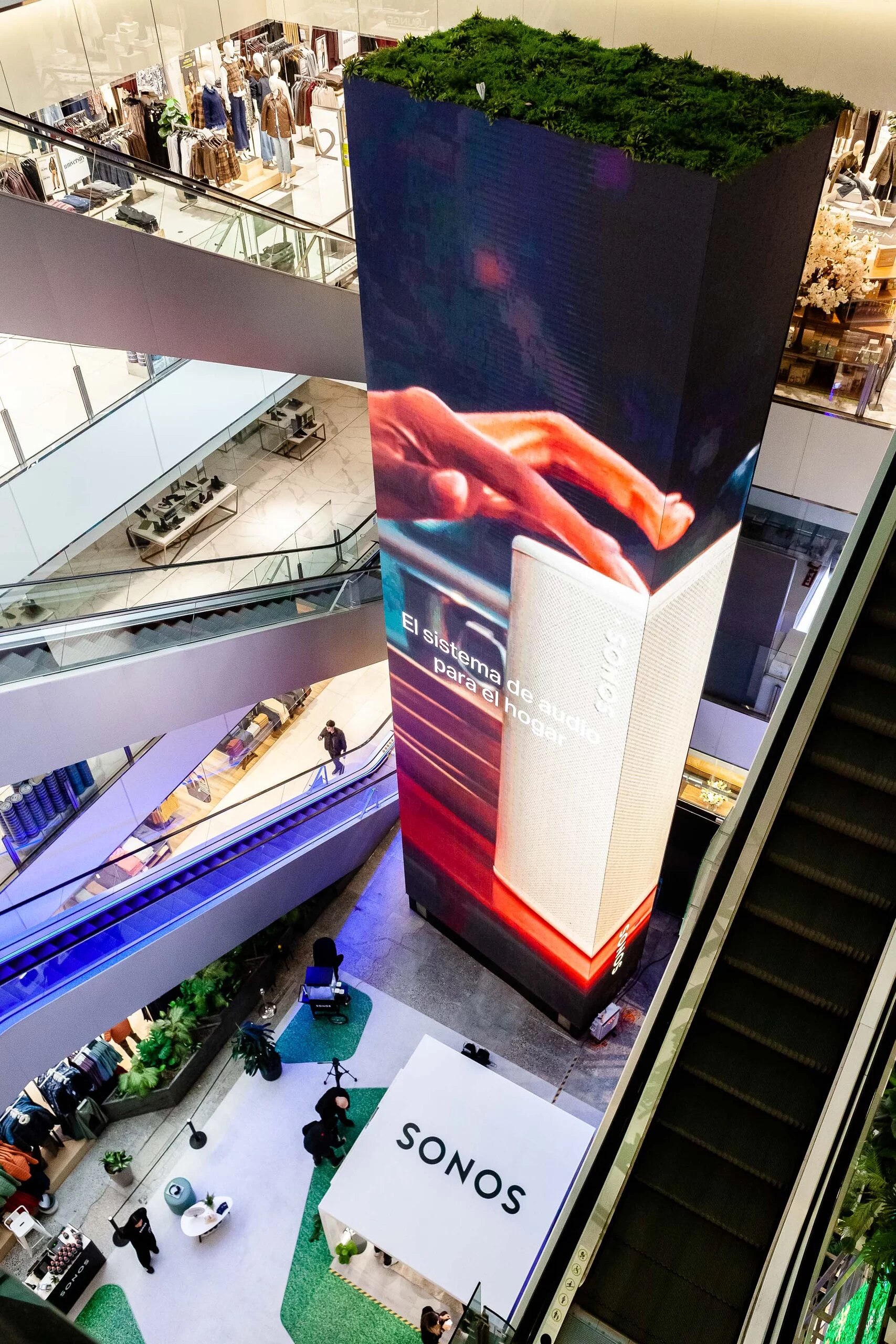 Ubicación del Pop-up store de Sonos en Falabella Parque Arauco. | Créditos: 