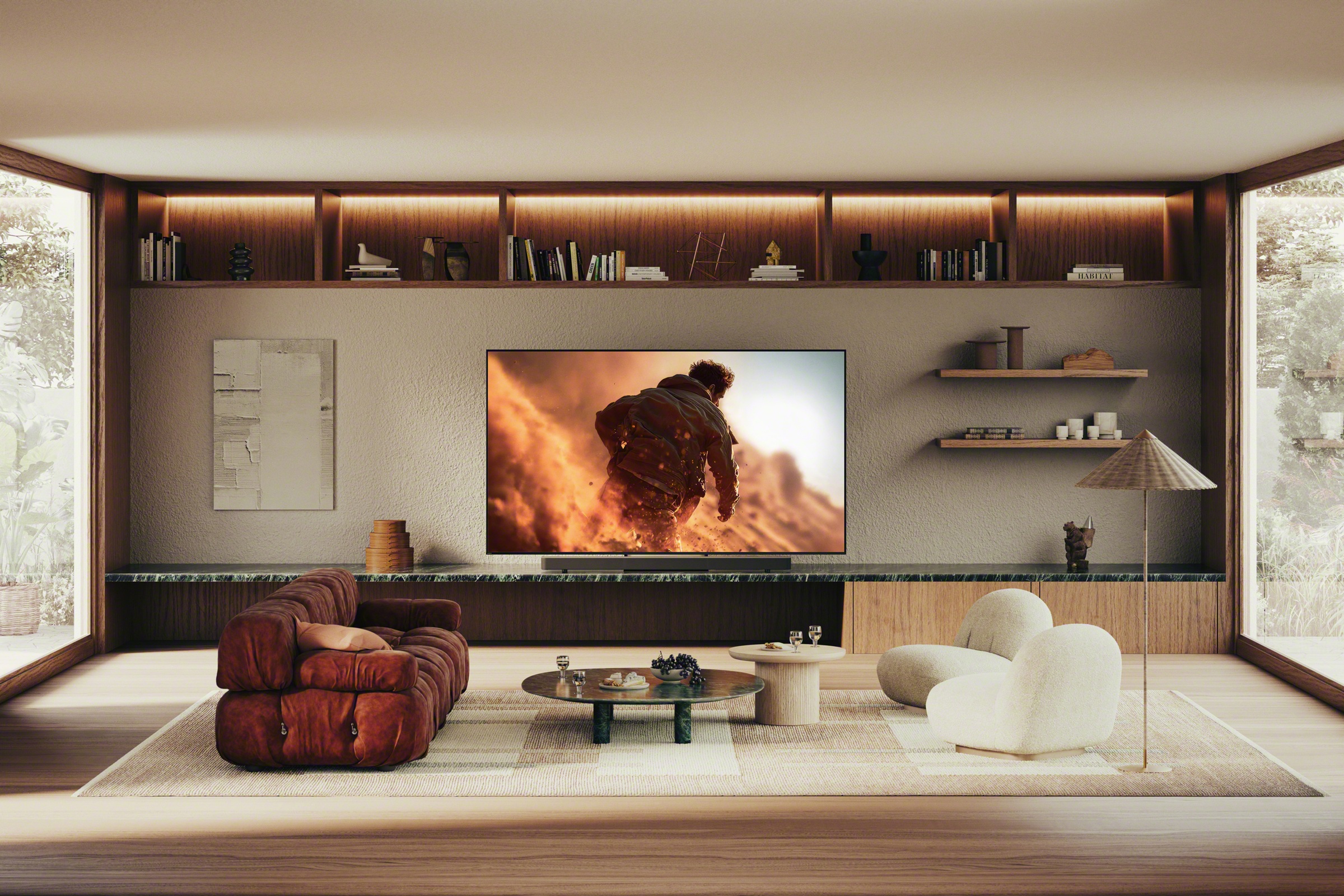 BRAVIA 7 II integran Google TV, Google Cast y compatibilidad con Apple AirPlay 2. | Créditos: Sony