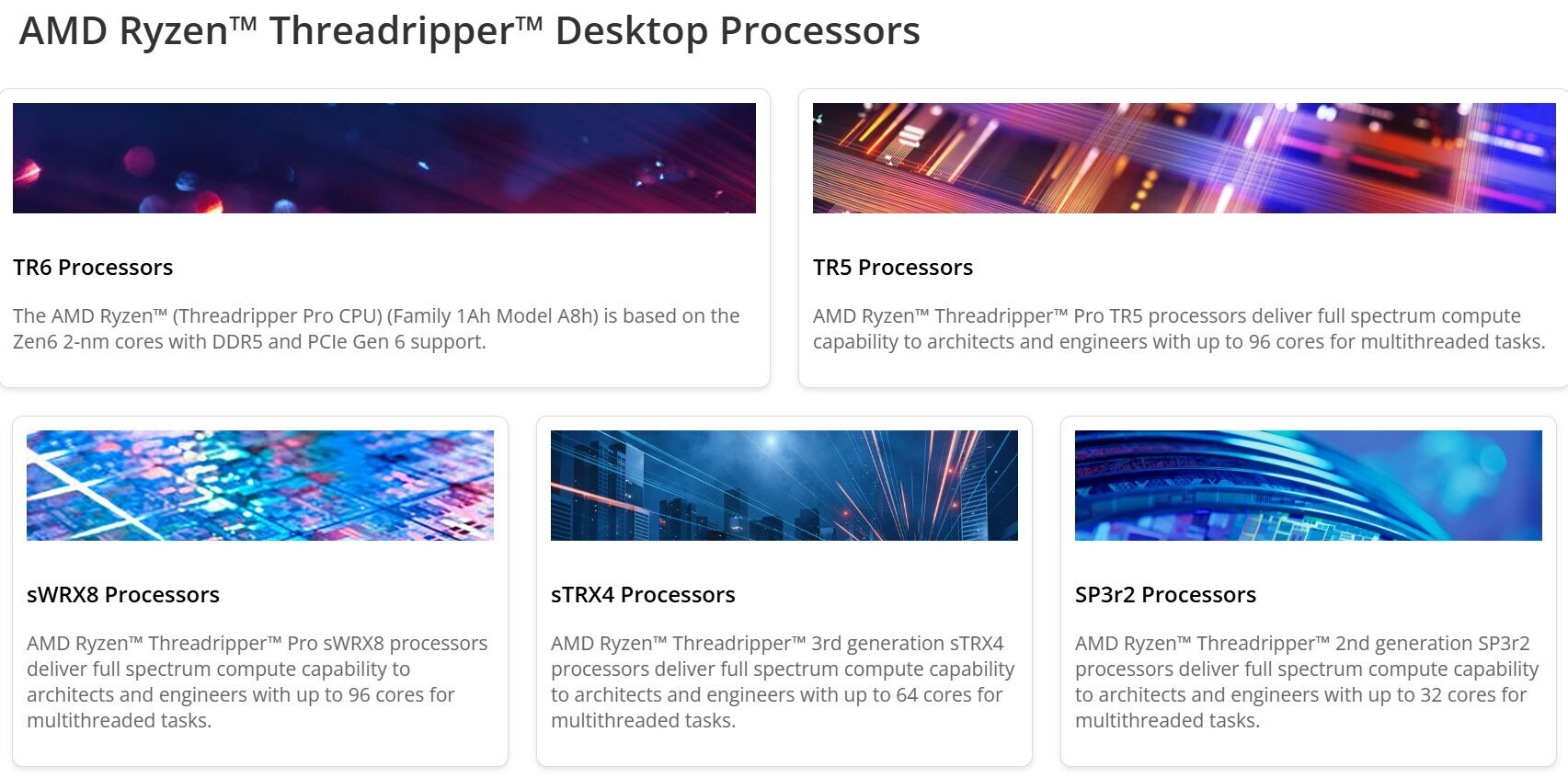 AMD Ryzen Threadripper TR6 foto 1