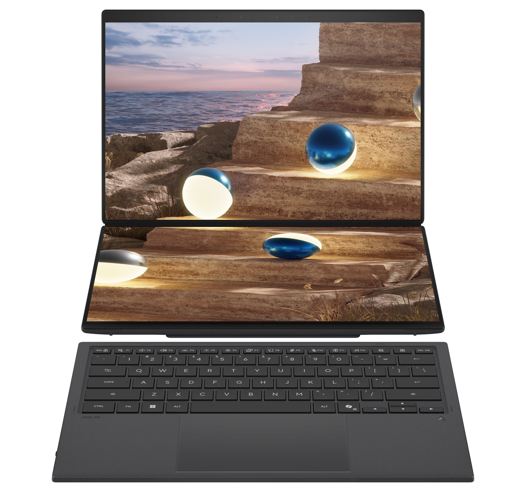 ASUS Zenbook DUO 2026 viene en tres versiones con procesadores Intel. | Créditos: ASUS
