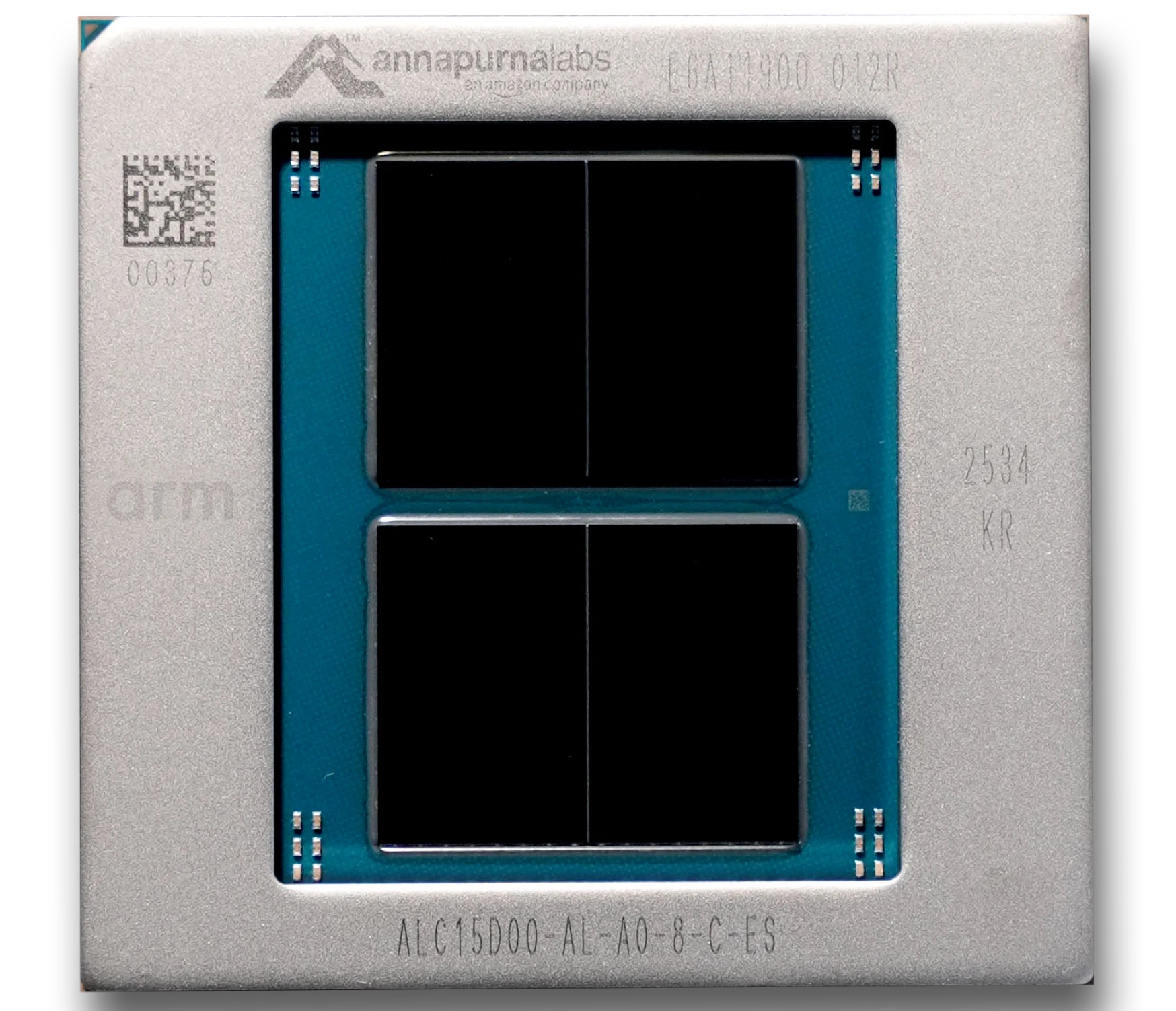 Procesador Amazon Graviton5 basado en Arm Neoverse V3 de 3nm. | Créditos: AWS