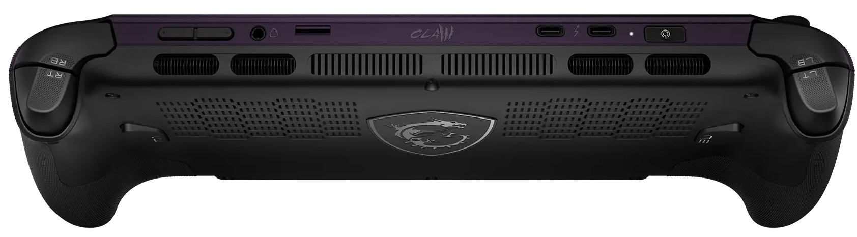 Vista de los puertso de la nueva consola. | Créditos: MSI