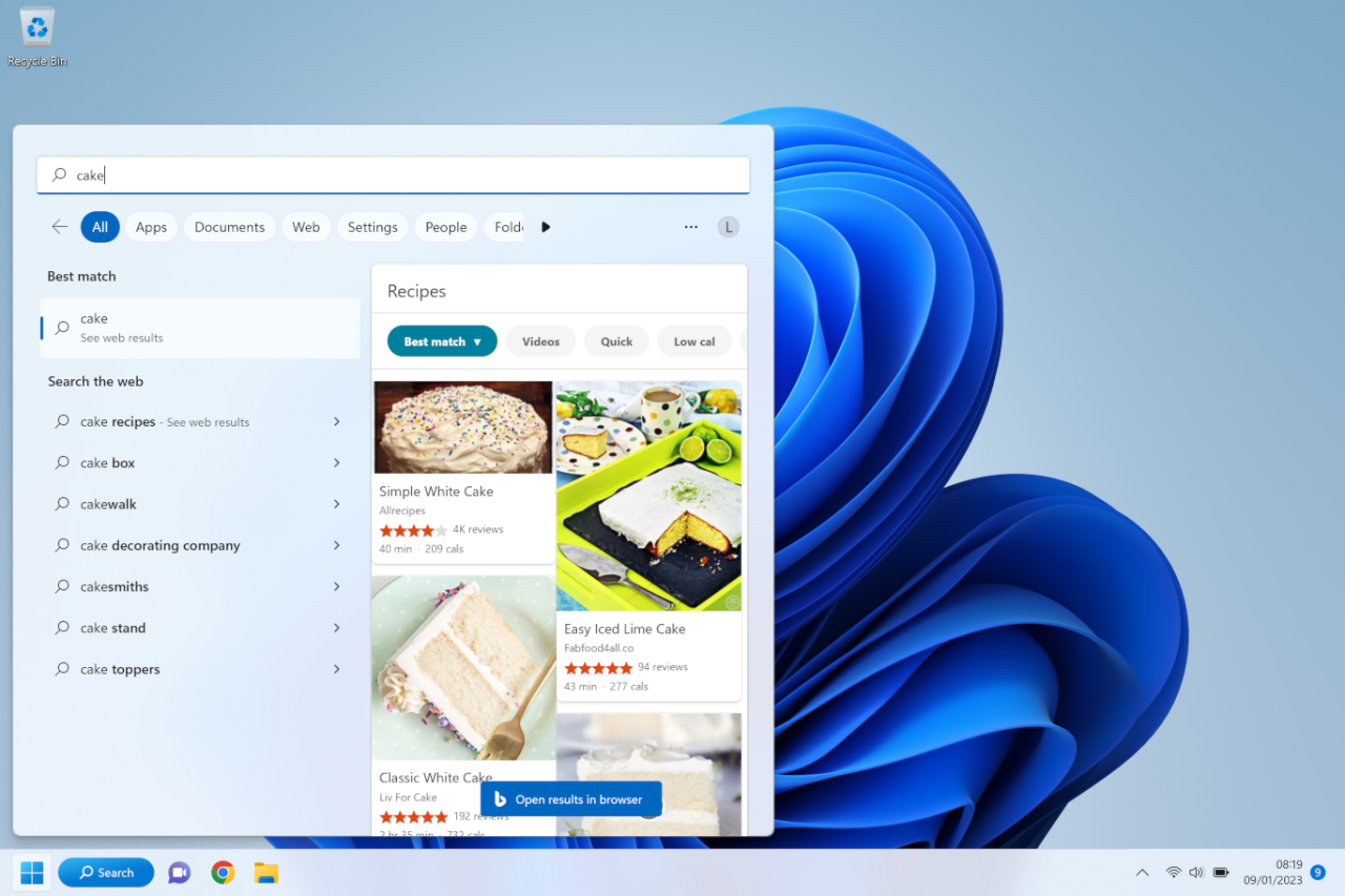 Desactivarán Búsquedas web en Windows 11 foto portada