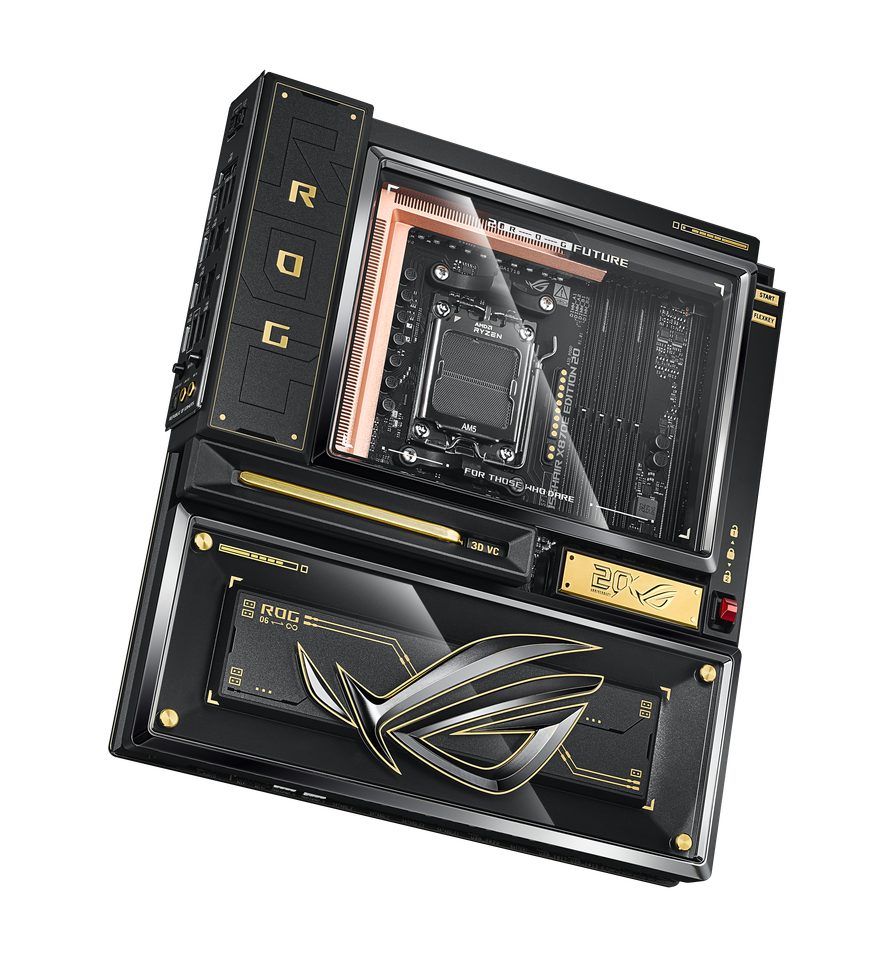 ROG Crosshair X870E Edition 20. | Créditos: ASUS
