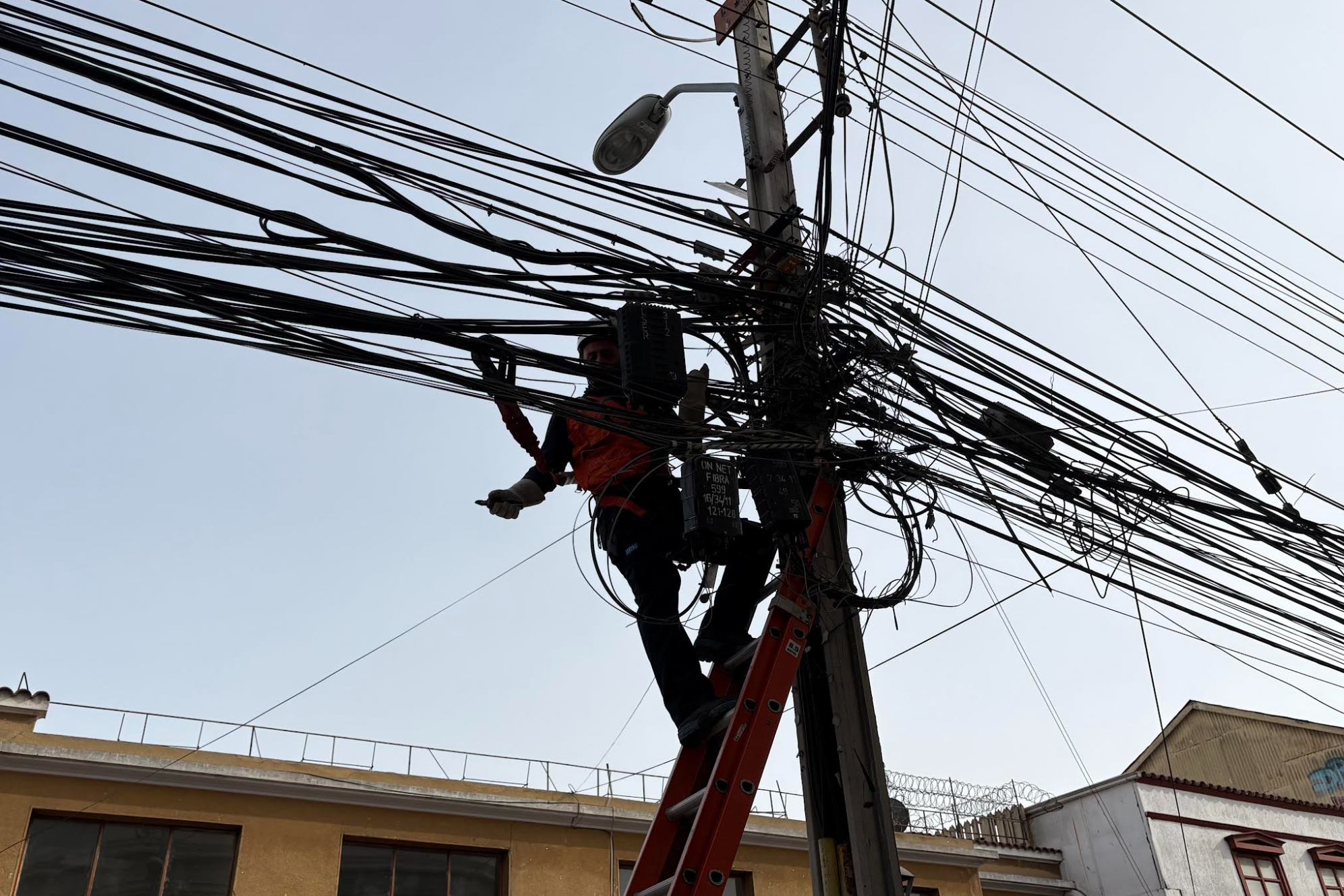 Retiro de cables en La Serena y Coquimbo