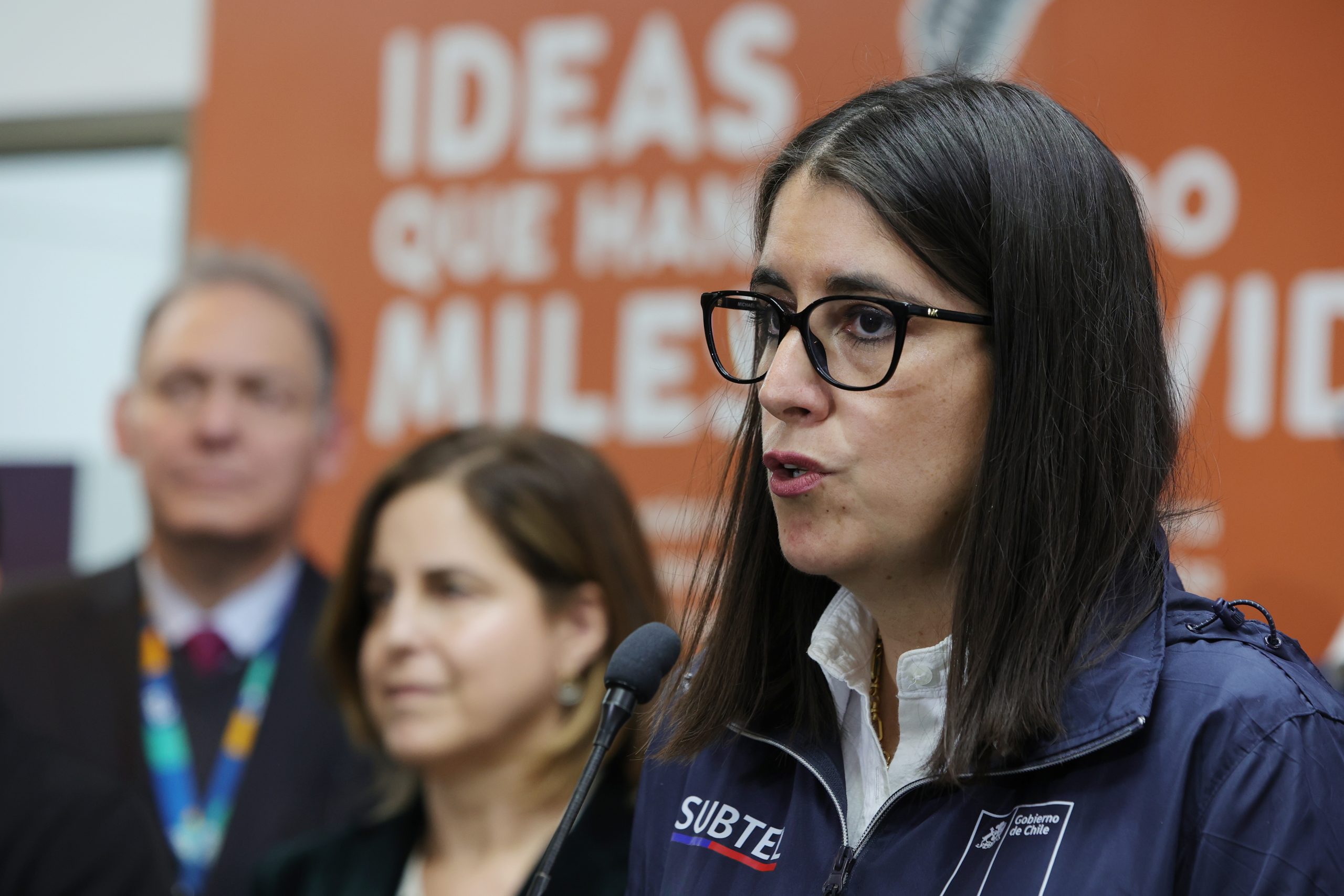 Romina Garrido, subsecretaria de Telecomunicaciones (Subtel), posterior a la mesa de trabajo con todas las operadoras del país. | Créditos: Subtel.
