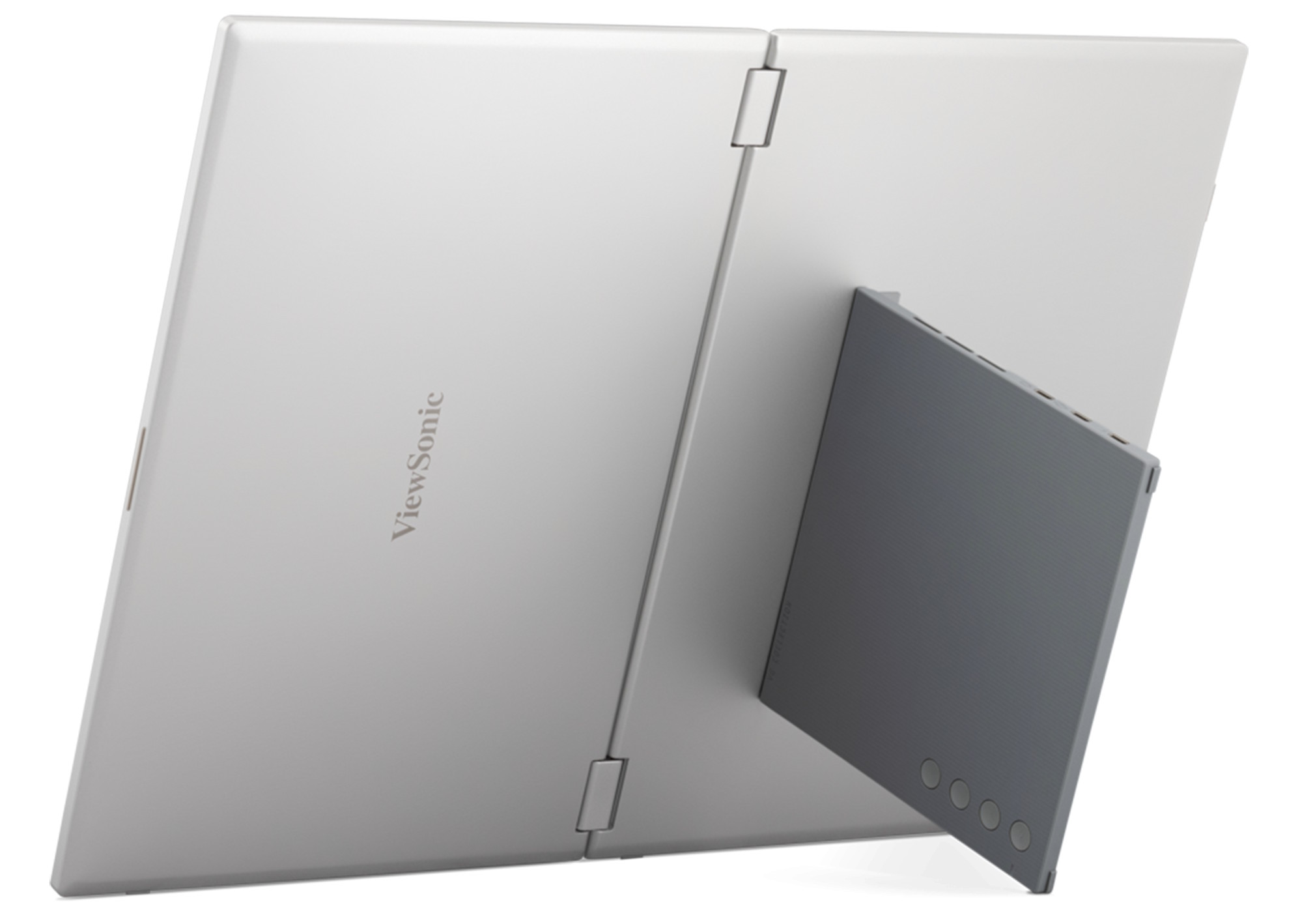 Vista trasera del ViewSonic VG1457 en el modo libro abierto. | Créditos: ViewSonic