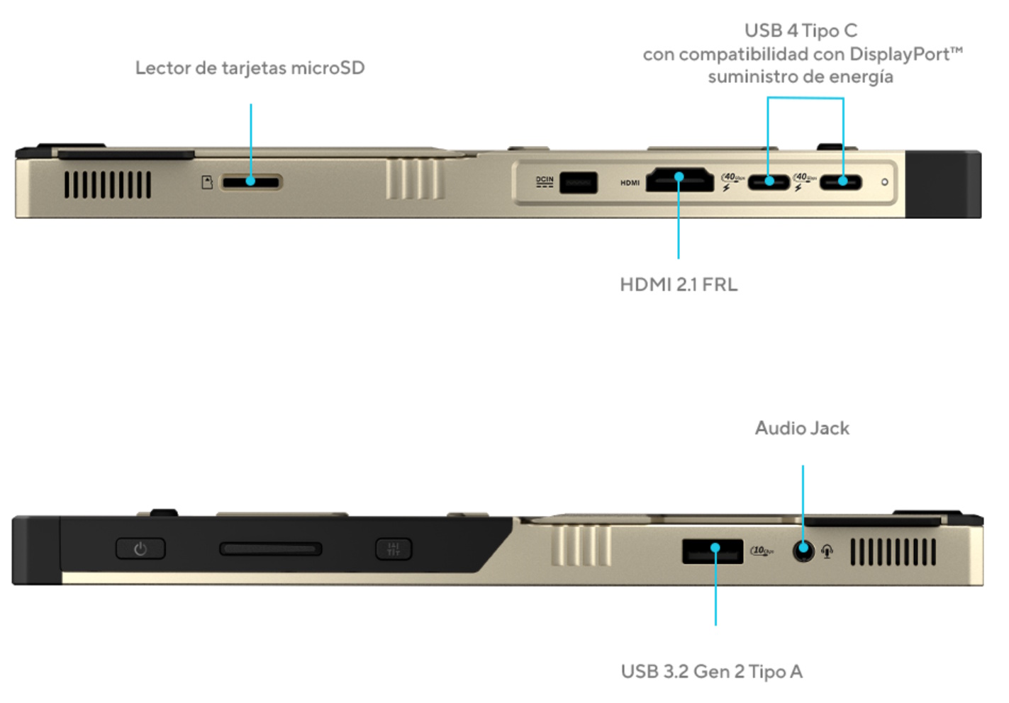 Conectividad del ASUS ROG Flow Z13-KJP con diseñode Kojima Productions. | Créditos: ASUS