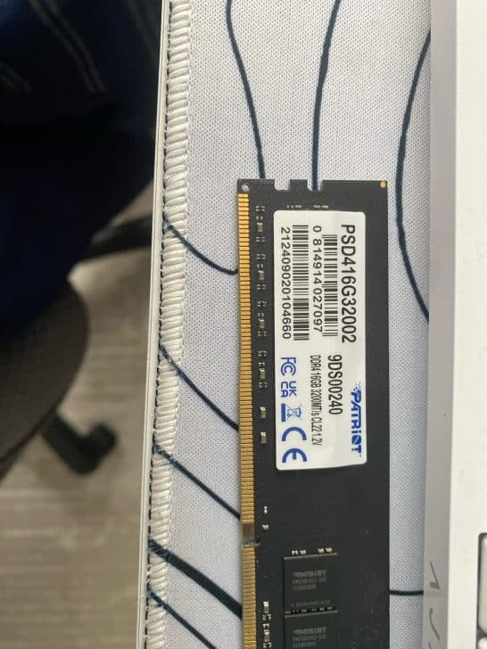 Garantía de Patriot en RAM  foto 1